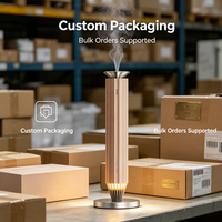 Ensemble d'huiles essentielles gratuit, diffuseur d'arômes par nébulisation, support d'usine directe, personnalisation de la boîte cadeau, conforme aux normes CE, FCC, RoHS