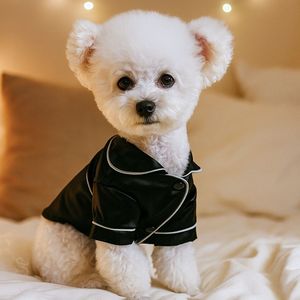 Pyjamas en soie à deux pattes sur mesure, mignons et élégants, pour chats et petits chiens - Product Image 1