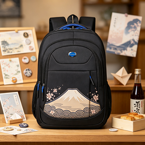 Sac à dos Oxford imperméable avec logo personnalisé, grande capacité, pour la randonnée, cadeau commémoratif, sac à dos de loisirs - Product Image 1