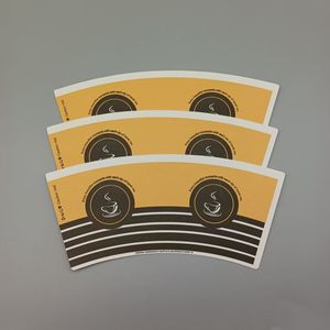 Matière première en papier couché PE imprimé sur mesure pour la fabrication de gobelets jetables pour café et boissons froides - Product Image 6