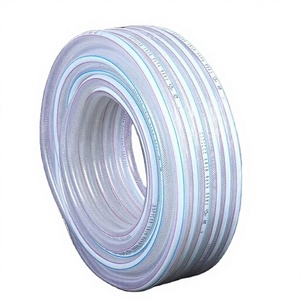 Tuyau d'arrosage de jardin flexible en PVC renforcé tressé, tube rond en plastique de 1/2, 3/4, 1 pouce, 20m, 30m, 50m, 100m, tuyau d'alimentation en eau coloré - Product Image 2
