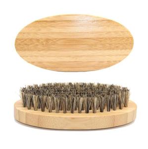 Cepillo de Limpieza de Bambú con Cerdas de Jabalí y Logotipo Grabado con Láser - Product Image 1