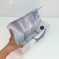 Caja de regalo magnética con cierre plegable hecho a mano, juego de embalaje de cartón de papel para vino, whisky y Tequila, carpetas tipo caja