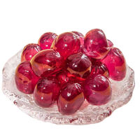Bonbons gélifiés halal aux fruits, saveurs mangue, raisin, pêche et orange, stock abondant pour les cadeaux de fête et la vente au détail