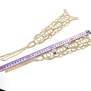 2024 nuovo Design per cucire Patch <span class=keywords><strong>Applique</strong></span> in strass per carnevale fascia da <span class=keywords><strong>braccio</strong></span> artigianale - Product Image 5