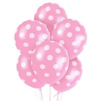 Ballons à pois rouges et noirs Mickey Mouse en latex, 5 pièces/lot, ballons à thème, décorations de fête prénatale, pour mariage