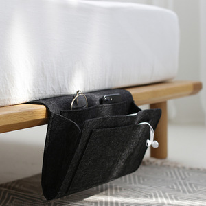 Bedside <b>storage</b> <b>basket</b>, felt bedside <b>storage</b> box, phone box, miscellaneous item <b>storage</b> box, tablet hanging <b>storage</b> bag - Product Image 1