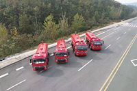 Camion-citerne à carburant diesel DFAC 4,5 m³, nouveau camion de pompiers 4x2 et camion d'extinction d'incendie avec haute performance