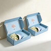 Boîte d'emballage pour fleurs en gros, boîte cadeau d'emballage pour fleurs de haute qualité, boîte en carton avec impression numérique pour roses et tulipes