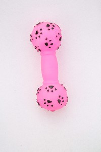 ファクトリーダイレクト、犬のための古典的なダンベルシリーズ噛むおもちゃ、楽しいインタラクティブなきしむおもちゃ、複数の色が利用可能 - Product Image 5