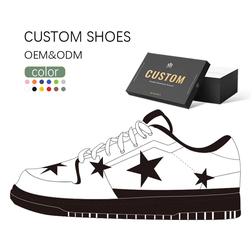 Custom Logo Original Custom Men's Basketball Shoes Custom Sb High And Low Cut Leather Sneakers shoes