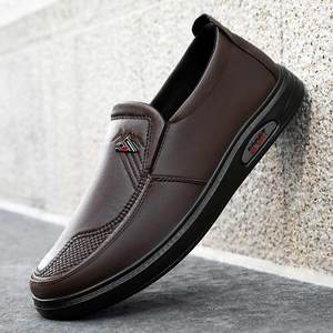 Chaussures de sport pour hommes grandes tailles, transfrontalières, en gros, tissées, respirantes, à enfiler, pour la course et le quotidien, été, couleur unie - Product Image 4