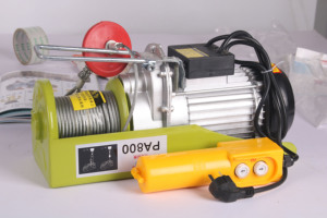 Cabrestantes de grúa de elevación automática eléctrica del fabricante 500Kg 1Ton 4 Posit 220V Eslinga de cuerda de alambre de nueva condición para hoteles - Product Image 4