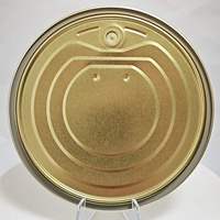 Boîte de conserve en fer blanc 401 de 98,9 mm à ouverture facile avec revêtement doré pour légumes en conserve
