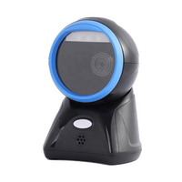 Lecteur de codes à barres omnidirectionnel 2D de bureau à plat de scanner de Code QR mains libres d'orbite pour le compteur