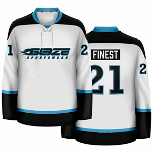 Оптовая продажа, сшитые спортивные футболки для хоккея с шайбой, на заказ, винтажные хоккейные майки - Product Image 5