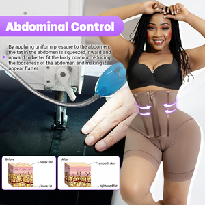<span class=keywords><strong>Gaine</strong></span> Amincissante Colombienne Femme Compression <span class=keywords><strong>Ventre</strong></span> <span class=keywords><strong>Plat</strong></span> <span class=keywords><strong>Short</strong></span> Remonte Fesses BBL Taille Haute Shaper Fajas - Product Image 5