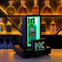 Présentoir à bouteilles LED de luxe Richshining avec logo personnalisé, pour bar, mariage, fête