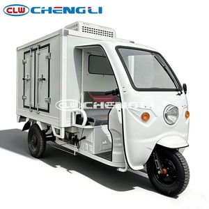 รถสามล้อตู้เย็น CLW สำหรับขนส่งสินค้าแบบแช่เย็น รถสามล้อไฟฟ้าพร้อมกล่องบรรทุกขนาดใหญ่ - Product Image 4