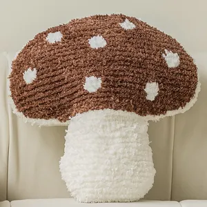 Innermor Home Decoration Children's Plush Throw Pillow Case Boho Luxury Designers Design Tufted Mushroom Shape Cushion Cover