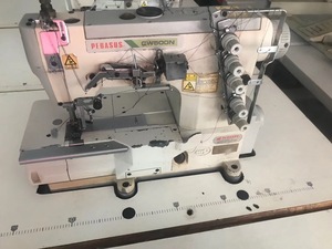 Flat-bed W500 Shirt Cover Stitch Coverstitch Interlock <b>Sewing</b> Machine - Product Image 4
