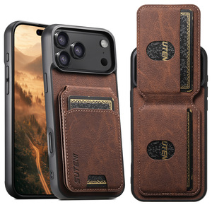 Ốp điện thoại ví da từ tính đa năng có ngăn đựng thẻ cho <span class=keywords><strong>iPhone</strong></span> 17 16 15 14 Pro Max - Product Image 2