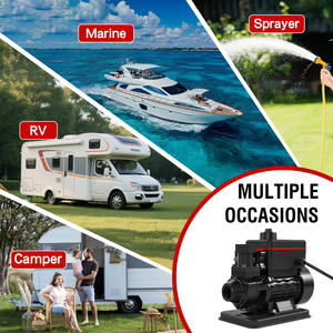 <span class=keywords><strong>Pompe</strong></span> de surpression d'eau automatique PMZD-61 370W 0.5HP, hauteur de refoulement max. 35m, 220V 50/60Hz pour usage domestique et bureautique, surpression d'eau du robinet - Product Image 5