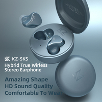KZ SKS-auriculares TWS con Control táctil, cascos deportivos de alta fidelidad, inalámbricos por Bluetooth