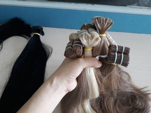 Extensiones de Cabello con Queratina Pre-Adherida, Punta I, Cabello Humano Remy Negro Natural, 16-24 Pulgadas, Liso, 0.8G 1G, Punta V - Product Image 5