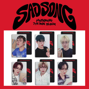 6 unids/set Kpop P1Harmony SAD SONG álbum tarjetas fotográficas THEO SOUL JONGSEOB Selfie Lomo Cards SW WM VIDEO FNC Ver postales Fans regalos - Product Image 3