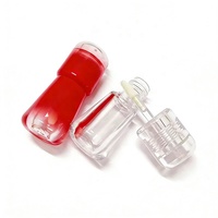 Vente flash, tubes de gloss à lèvres vides en ABS dégradé de 4 ml, emballage cosmétique unique personnalisé avec applicateurs