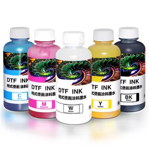 Pantalla de tinta de marca de agua blanca, 100ML, Impresión textil Dtf Pet, mezclador de tinta para mascotas, transferencia de película DTF