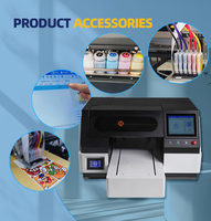 Imprimantes numériques DTG pour t-shirts et sweats à capuche unis automatiques Surhoo, machines d'impression à écran tactile 1800 dpi, petites, pour la vente en gros