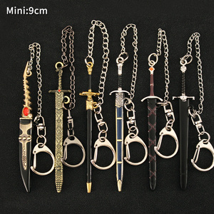 Mini Espada de 9 cm, Llavero de Metal con Eslabones, Llavero de Aleación de Zinc, Colección de Espadas de la Película Juego de Tronos - Product Image 1