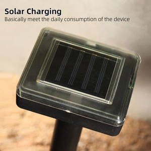 Repelente de topos solar para roedores y serpientes electrónico ultrasónico para exteriores con batería de ABS recargable de estado sólido - Product Image 4