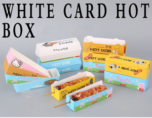 Plateaux à <span class=keywords><strong>hot</strong></span>-dogs en papier personnalisés Plateaux à nourriture jetables Boîte à <span class=keywords><strong>hot</strong></span>-dogs pour les fêtes d'anniversaire et les festivals - Product Image 2