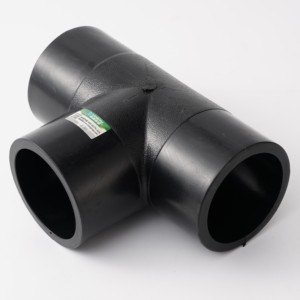 Bề Mặt Mịn Nén Phụ Kiện Ổ Cắm Nữ Chủ Đề <span class=keywords><strong>Tee</strong></span> Cho <span class=keywords><strong>Pe100</strong></span> HDPE Cấp Nước Thủy Lợi Ống Phiên Bản Mới - Product Image 6