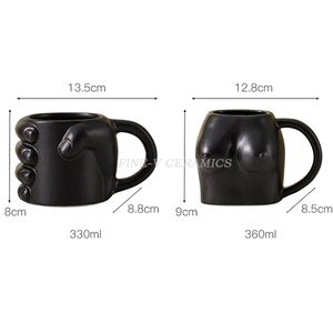 Vente <span class=keywords><strong>en</strong></span> gros ins Nordic ménage niche tasse femmes humaine poitrine poing céramique poignée voyage café lait thé tasse tasses - Product Image 6