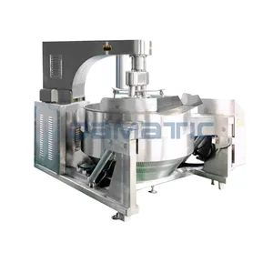 สแตนเลสแจ็คเก็ตกาต้มน้ําเครื่องผสมแยมอุตสาหกรรมแก๊สกระดูกน้ําซุปข้าวหม้อหุงปลาซุปหม้อทําอาหารเครื่องสําหรับร้านอาหาร - Product Image 1