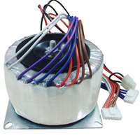 Transformateur toroïdal 100W 200W 300W 500W 600W 800W 1000w 220v 12v 24v Fil de cuivre Transformateur d'alimentation annulaire