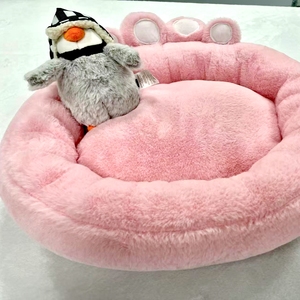 Universal klasik padat modis tempat tidur kucing gua dengan dilepas dicuci tikar kandang untuk kucing & anak anjing - Product Image 6