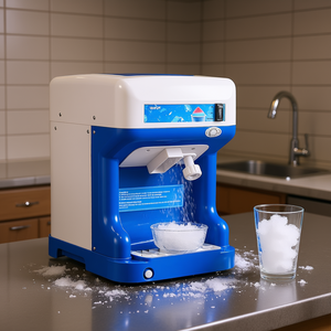 Máquina Trituradora de Hielo Eléctrica Comercial Vevor de 350W, 10Kg Mínimo, Control Manual, Color Azul - Product Image 2