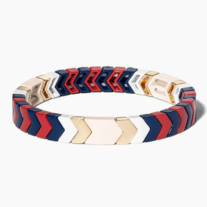 ขายร้อน <span class=keywords><strong>Lgtb</strong></span> เคลือบสายรุ้งกระเบื้องสร้อยข้อมือแฟชั่นตารางลูกปัดสร้อยข้อมือ - Product Image 4