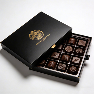 กล่องกระดาษคราฟท์แม่เหล็กแบบขายส่ง มีหน้าต่าง สำหรับบรรจุภัณฑ์เครื่องประดับ แหวน สร้อยคอ <span class=keywords><strong>อาหาร</strong></span> พร้อมพิมพ์โลโก้ตามสั่ง - Product Image 2