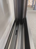 Portes et fenêtres coulissantes en aluminium résistantes aux impacts, avec cadre en alliage résidentiel personnalisé, résistantes aux ouragans