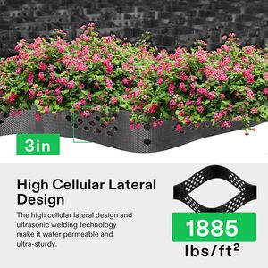 Géocellules HDPE pour la stabilisation du sol Grilles de <span class=keywords><strong>gravier</strong></span> et géocellules d'allée - Product Image 3