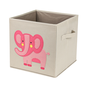 Cofre de juguetes grande para niños con asas, soportes decorativos, caja de almacenamiento de tela plegable, contenedores, organización de almacenamiento de Juguetes - Product Image 1
