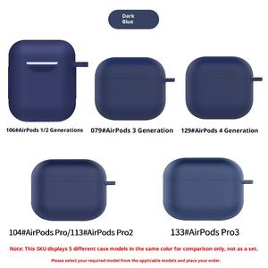 Pour Airpods4 étui de protection bleu dent écouteur étui de protection pour écouteurs pour Airpodspro3 étui de protection - Product Image 6