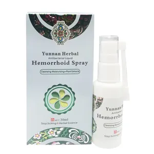 30ml Natural Herbal Hemorrhoid Spray Treatment Internal and External Anal Fissure Pain Relief Sprays Health Care