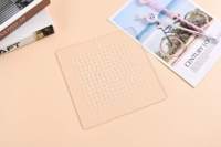 Carte cible laser de règle de bureau en acrylique de vente chaude avec grille et conception circulaire pour l'ingénierie de bureau